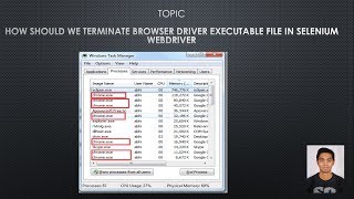 How Should We Terminate Browser Driver Executable File In Selenium WebDriver