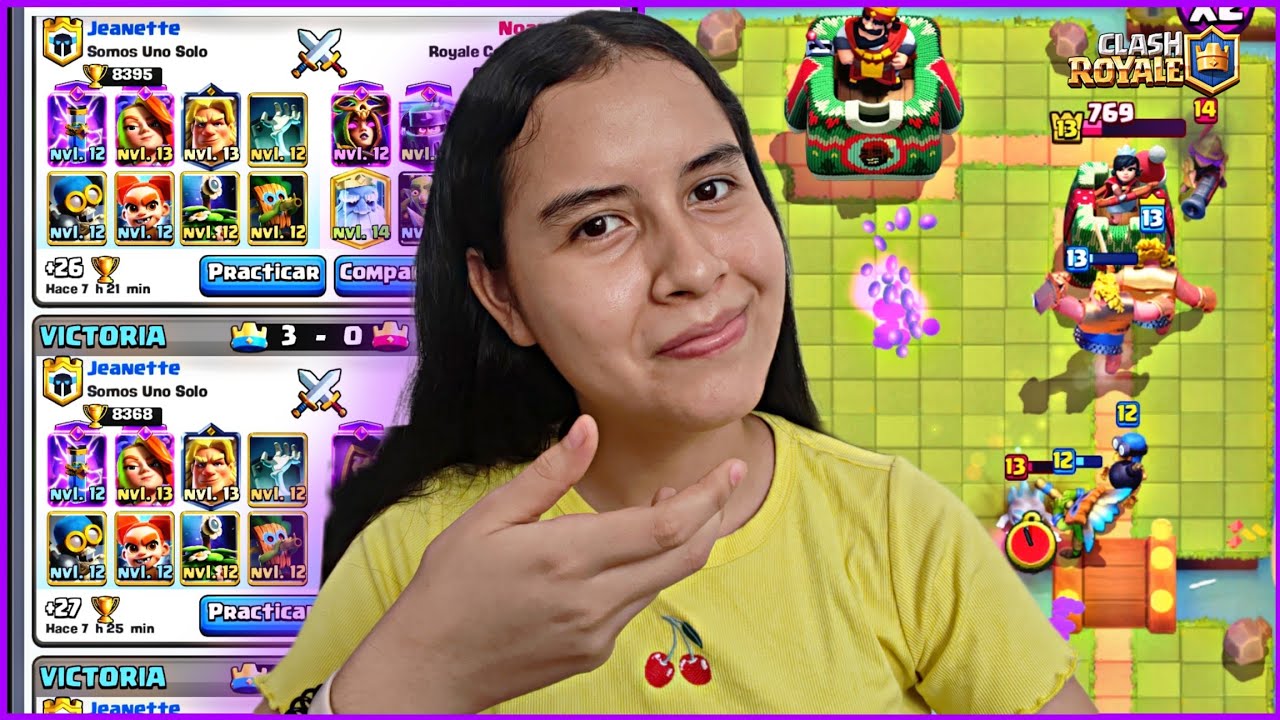 GANAR NUNCA FUE TAN FÁCIL EN CLASH ROYALE 😽*subo copas como espuma* | JeanetteErazo 