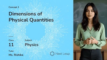 Dimensions of Physical Quantities | Class 11 Physics | Dimensional Analysis & Examples
