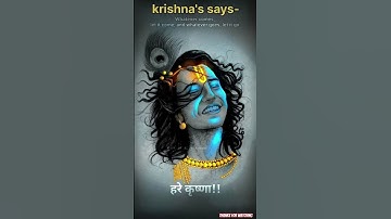 Thumbnail of Krishna says..🙌#karma #krishna #radhakrishna #shyam #shorts #viral #krishnaquotes