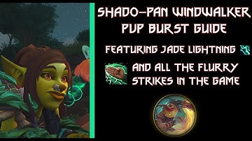 Windwalker Monk PvP Burst Guide - || Shado-Pan Flurry Strikes + Crackle || WoW Patch 11.2