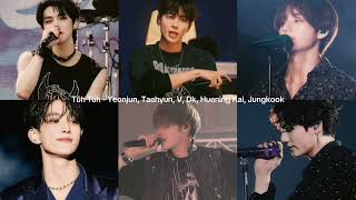 [TÜRKÇE AI COVER] Tüh Tüh - Yeonjun, Taehyun, V, Dk, Huening Kai, Jungkook