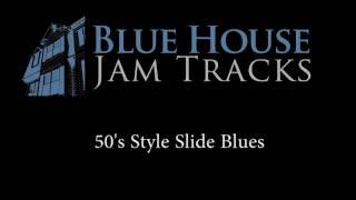 50's Style Slide Blues [E] Jam Track chords