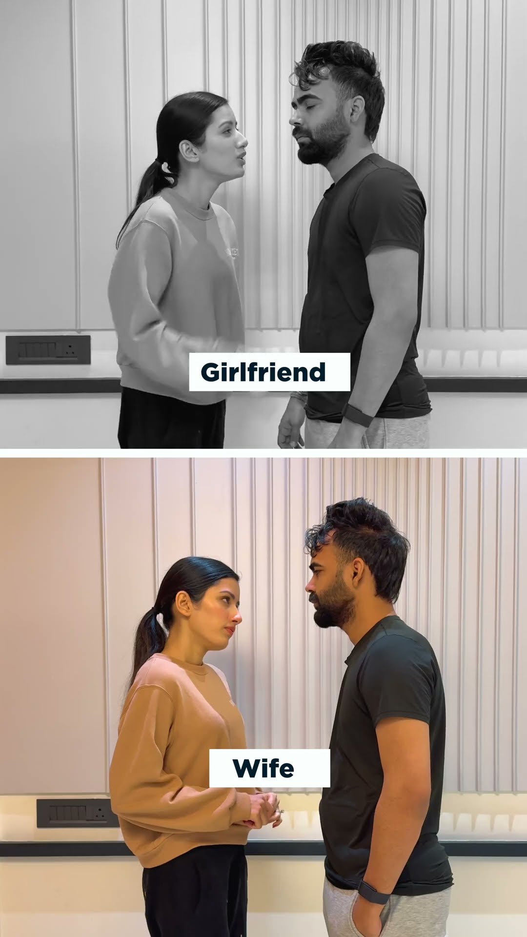 Girlfriend ❌ Wife ✅ #comedy #neetubisht #lakhneet #youtubeshorts #trending #funny #shorts