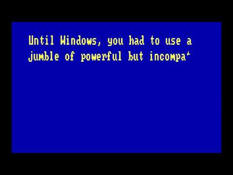 Microsoft Windows 1.01 demo