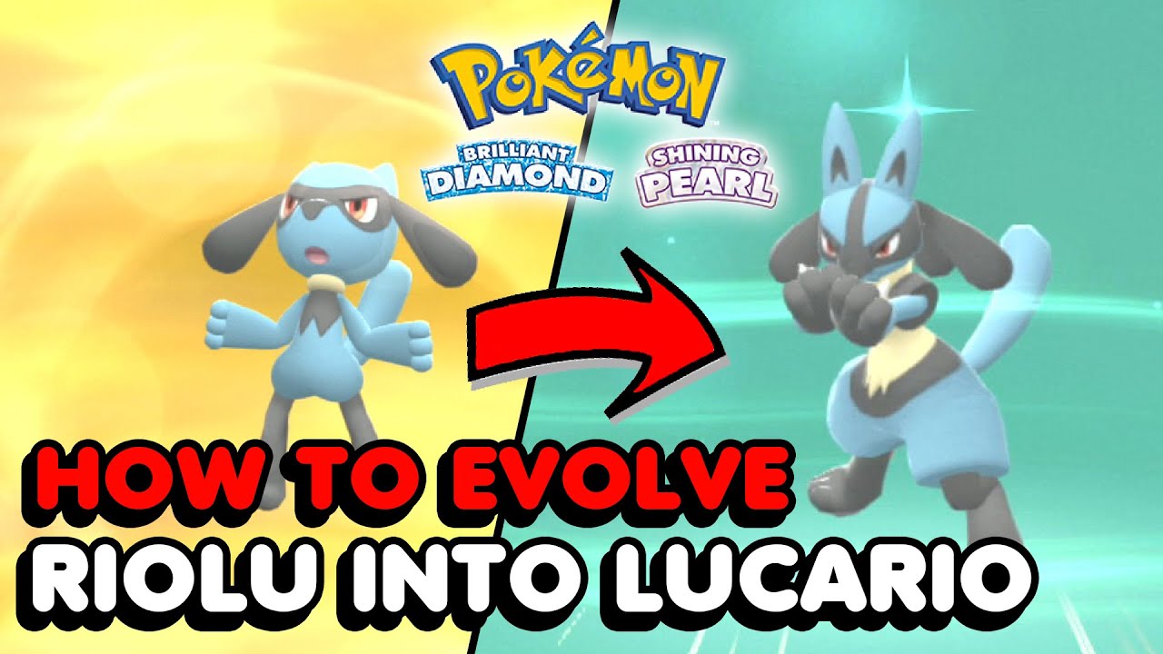 How To Evolve Riolu Into Lucario In Pokemon Brilliant Diamond & Pokemon Shining Pearl