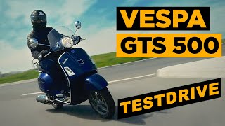 VESPA GTS 500 first test drive 'La Mutata' part 2