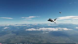 Dragonfly's DCS World Harrier Flythrough - MLRS Strike