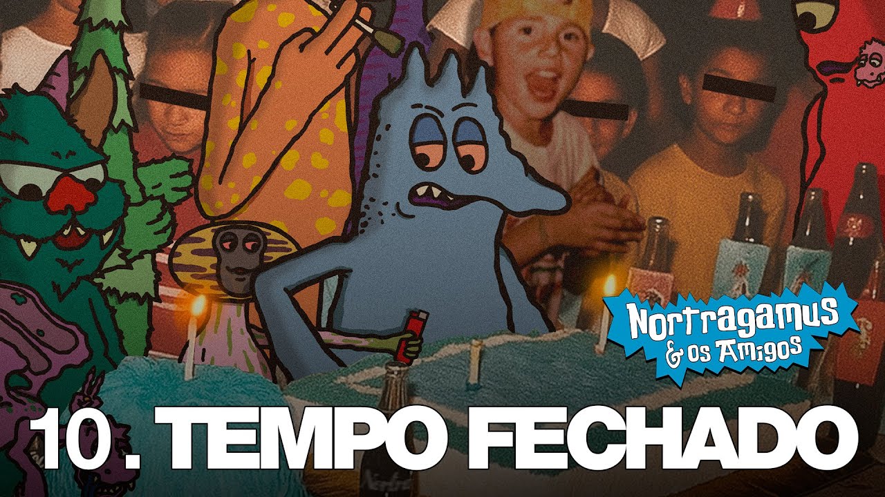 NORTRAGAMUS - Tempo Fechado feat Mãolee (Visualizer)