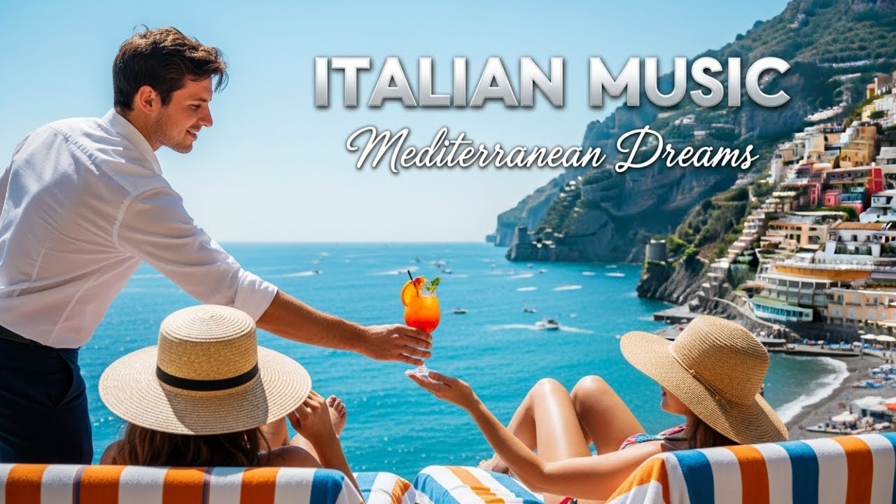 Mediterranean Coast Dreams 🎶 Relaxing Acoustic Music for Deep Focus | 4K