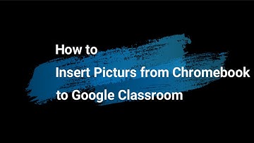 How to Insert Pictures from Chromebook to Google Classroom