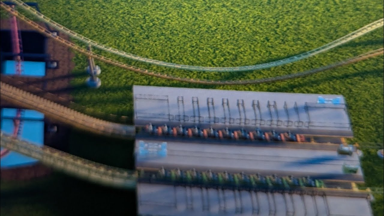 Kansas Twister (both sides) work in progress Planet Coaster 2