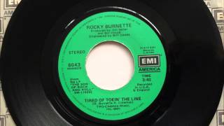 Tired Of Toein' The Line , Rocky Burnette , 1980 Vinyl 45RPM chords