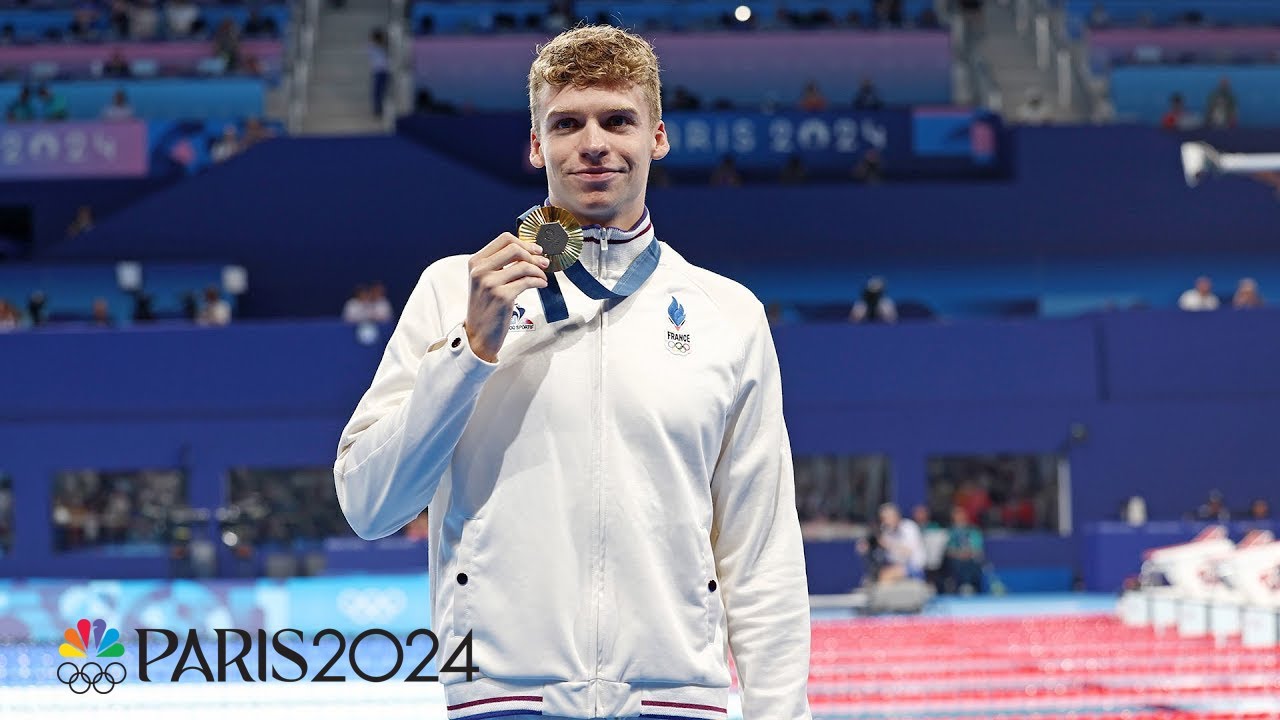Léon Marchand couronné champion du monde du 200 m quatre nages après