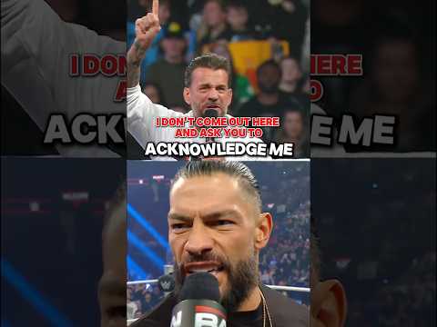 You'll never catch CM Punk saying "AcKnOwlEdGe mE" 💀