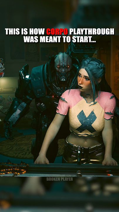 This is how Corpo was meant to start #shorts #cyberpunk