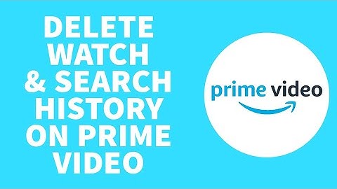 How To Delete Watch & Search History On Amazon Prime Video (2023) | Amazon Prime Tutorial