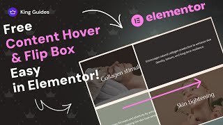 How to Create Content Hover & Flip Box in Elementor for Free? - King Addons for Elementor