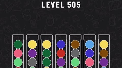 Ball Sort Puzzle Level 505 #ballsortpuzzle #ballsortpuzzlegameplay #puzzlegame #mobilegames