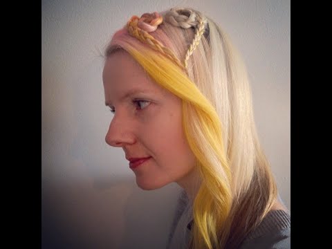 Quick & Easy Hair Braided Heart Upstyle - 'Love is in the hair' - The Mane Event