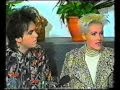 Roxette interview Globen  Stockholm 1991