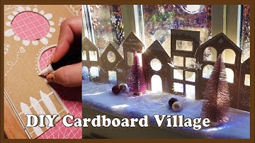 DIY Christmas Village That Actually Looks Amazing | Cardboard Craft