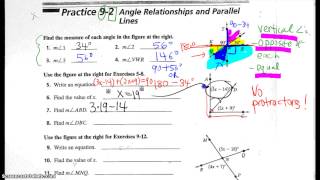 9-2 Angle Relationships Practice Wkst - YouTube 9-2-angle-relationships-practice-wkst-youtube