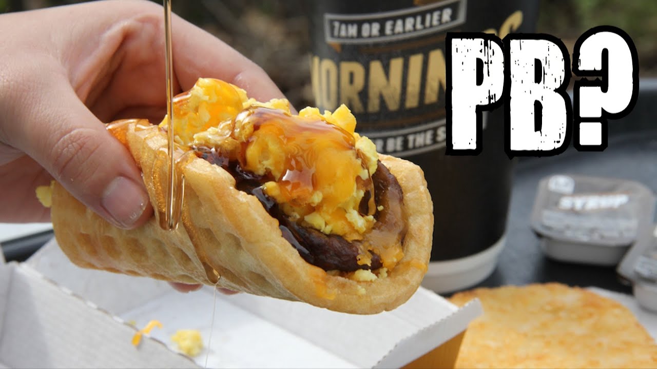 PeanutBETTER Taco Bell Waffle Taco w/ Peanut Butter???? YouTube