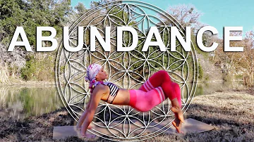 Flower Of Life Vinyasa Flow Yoga for Abundance Music by Jonny Be | Ali Kamenova Yoga