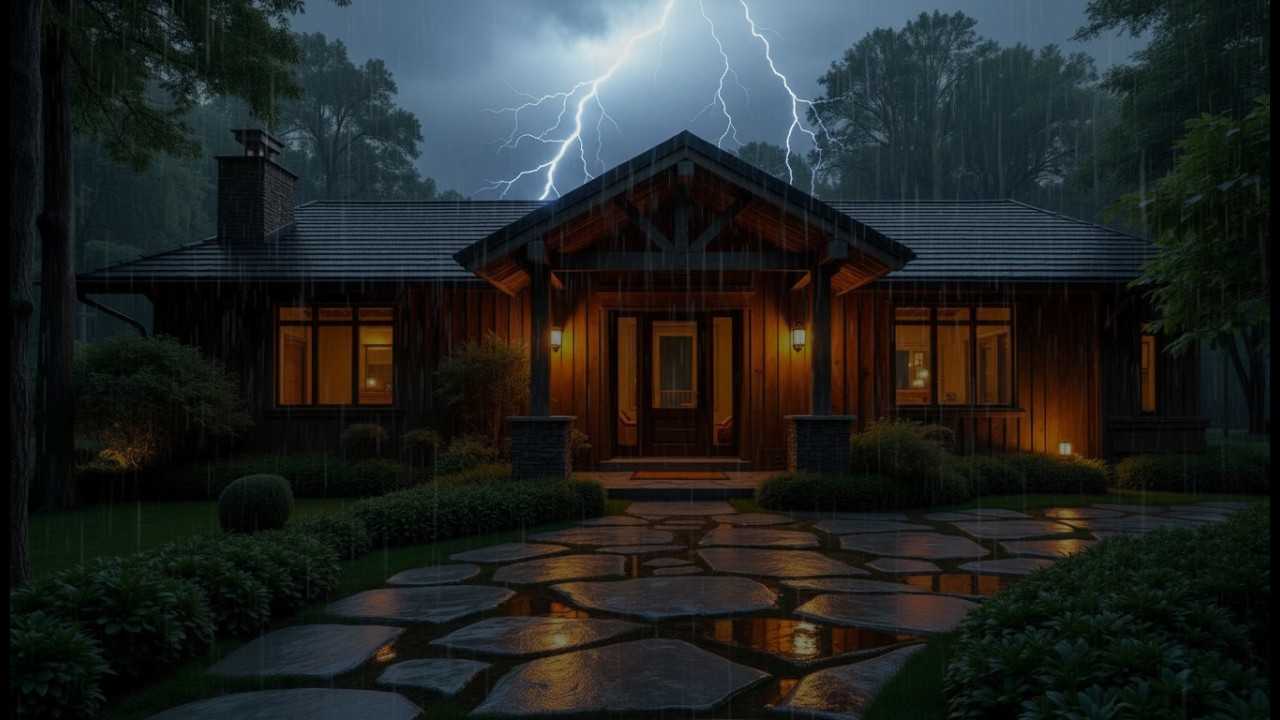 Sounds of Rain & Thunder for Deep Sleep – Relax Your Mind & Sleep Peacefully Tonight