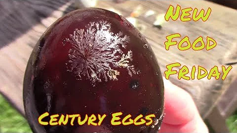 New Food Friday | Preserved duck eggs from Uwajimaya, aka Century Eggs