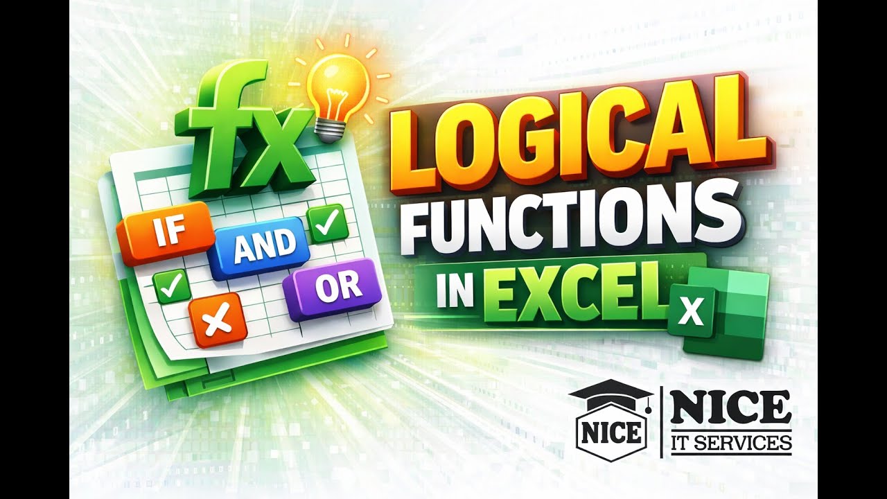 Excel Logical Functions Explained 🔥 IF, AND, OR, NOT | Practical Examples (2025) 