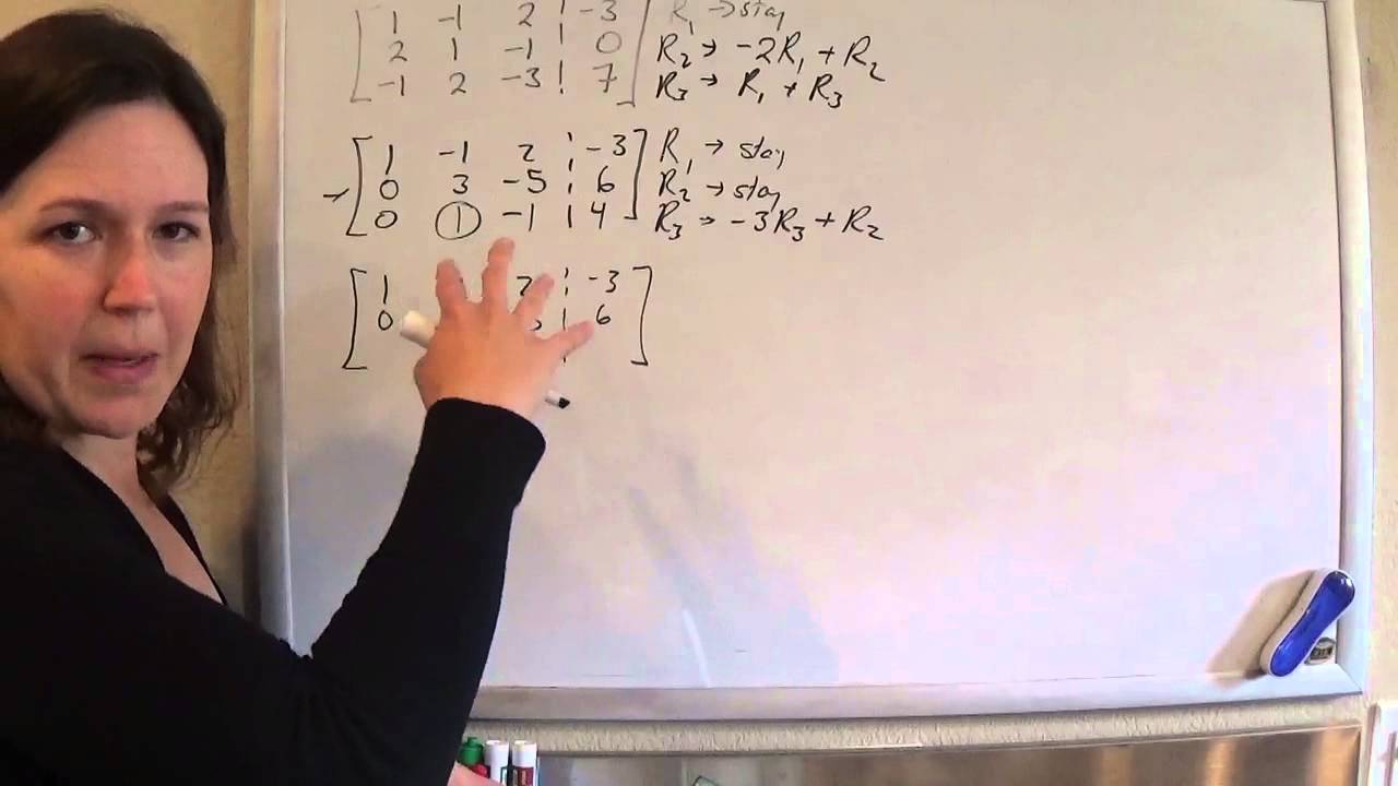 CSET Algebra 68 Solving a system of three equations three unknowns with ...