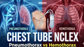 Chest Tubes Explained: Pneumothorax vs Hemothorax | NCLEX Made Easy