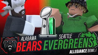 Allegiance Bowl I: huddy3b vs ggbooce | Black Bears vs Evergreens | AFL Full Game screenshot 4