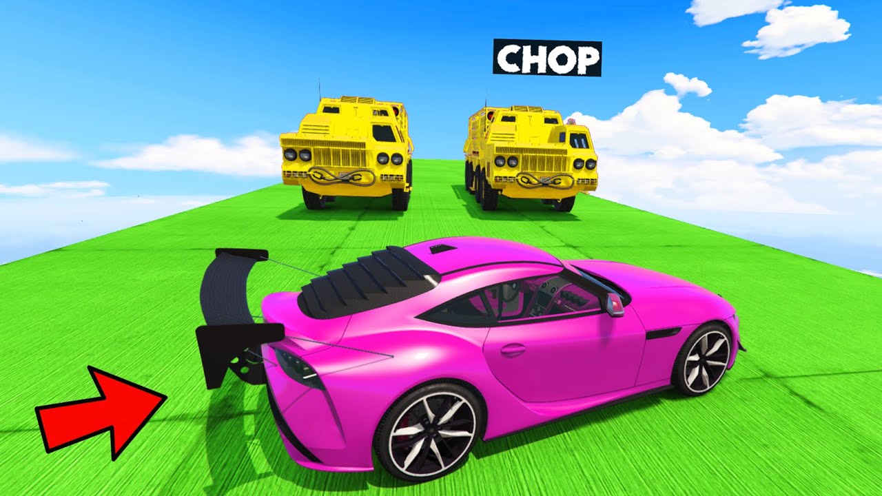 GTA 5 FACE TO FACE CHALLENGE BUT CHOP GOT TROLLED YouTube