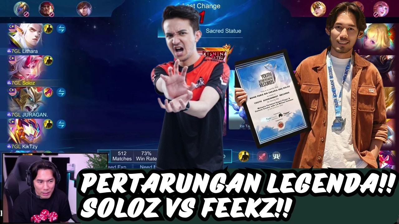 PERTARUNGAN LEGENDA!! SOLOZ VS FEEKZ!!