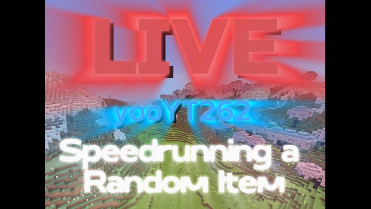 Speedrunning a random minecraft item with @SleepySweat - YouTube
