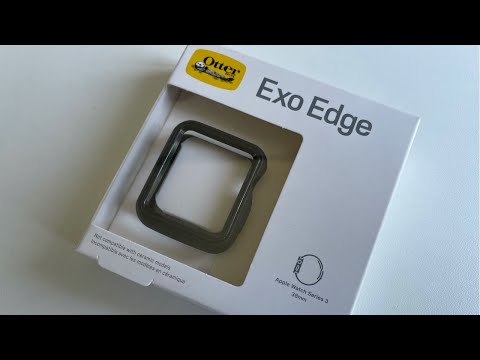 OtterBox Exo Edge Case Black for Apple Watch Series 3 38mm (Unboxing in 4K)