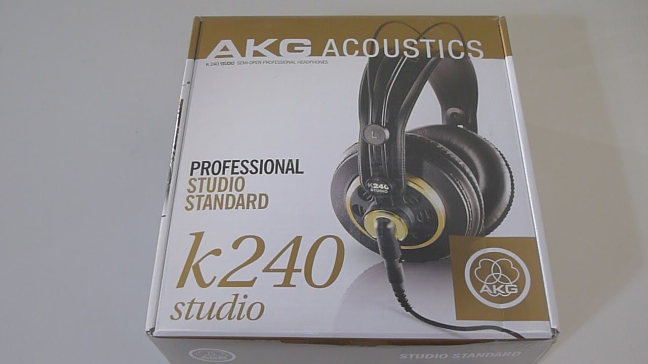 AKG K240 Studio Headphones Unboxing 