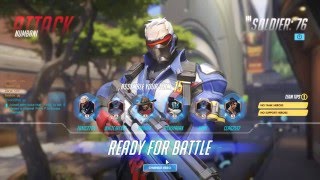 Overwatch (May Beta) - Solider 76 Attacking Numbani
