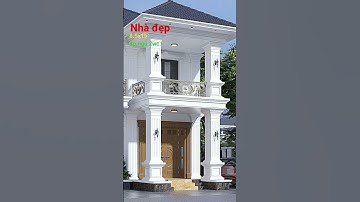 biệt thự nhà vườn mái nhật 2 tầng tân cổ điển đẹp