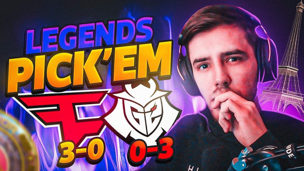 Moje BLAST Paris LEGENDS Pick'Em Predikcije YouTube