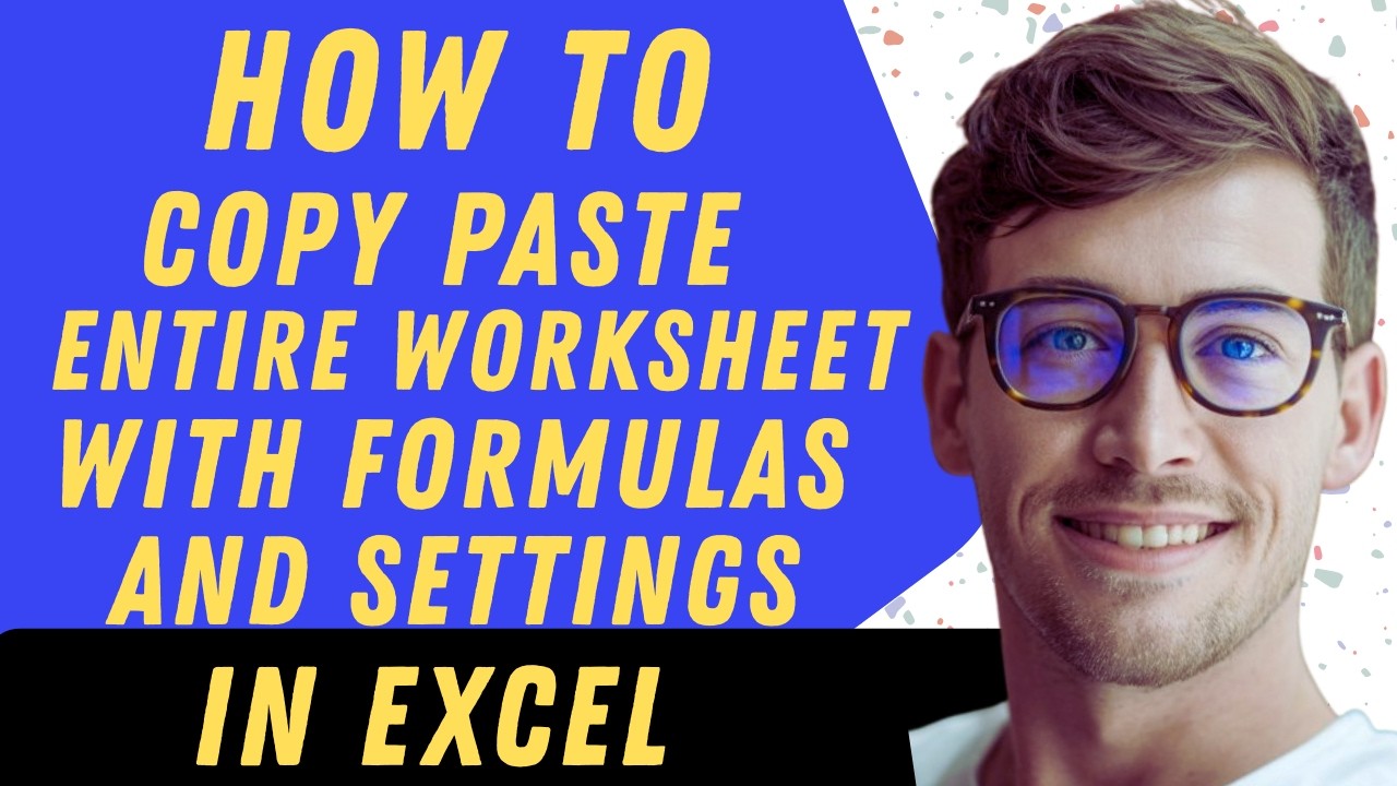 How To Copy Paste Entire Worksheet With Formulas And Settings In Excel ...