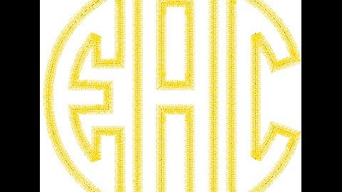 SewWhat-Pro Merge Monogram Letters (Circle Monogram Alpha is from Planet Applique)