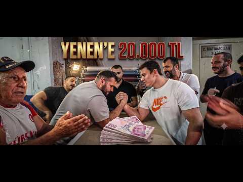 Heavy Workers' Arm Power! 20,000 TL to the Winner | Street Arm Wrestling King Suatcan Takes the S...