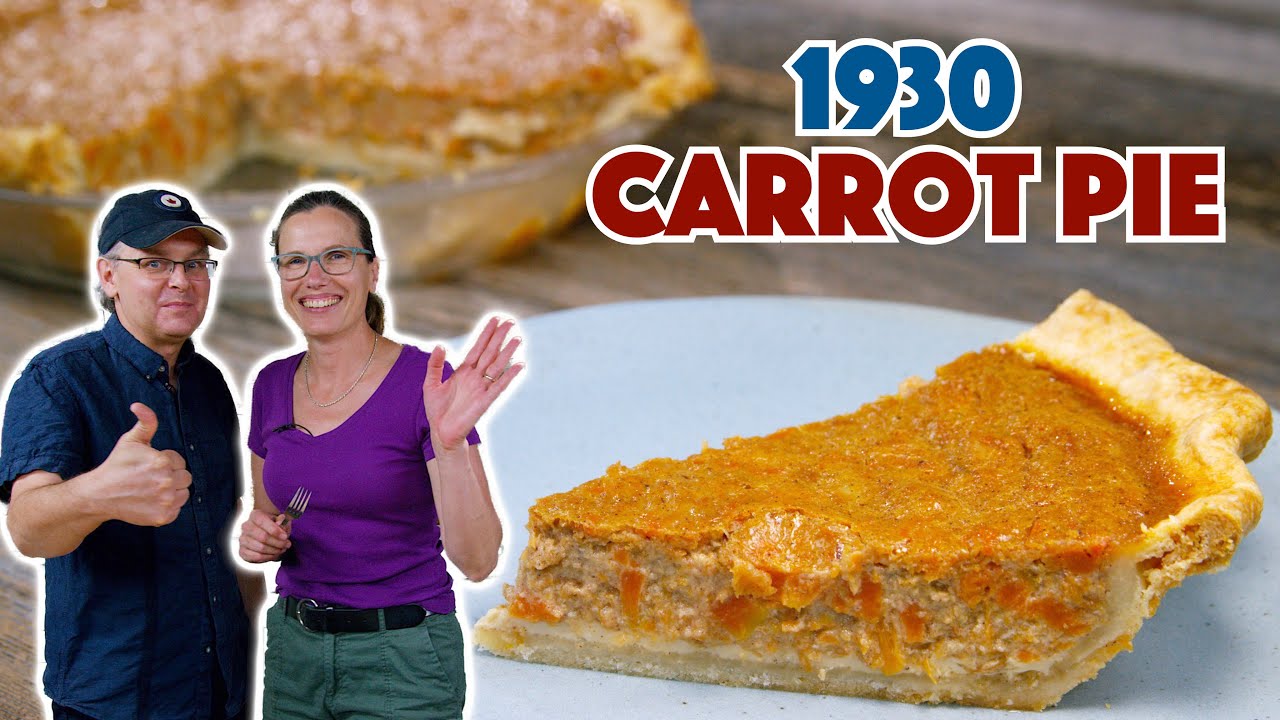 1930 Carrot Pie Recipe - Old Cookbook Show - Glen And Friends Cooking -  YouTube