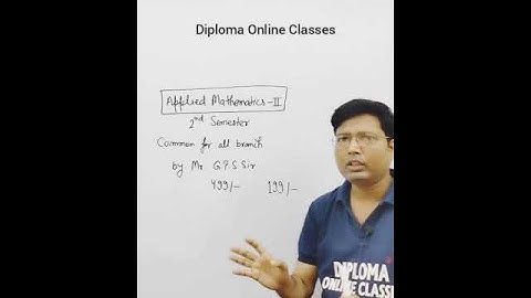 Applied Mathematics -II for 2nd Semester Students #shortvideo