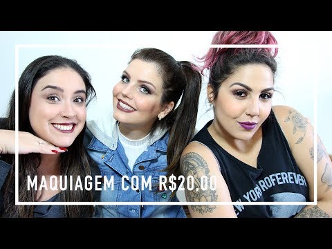 MAQUIAGEM COM 20 REAIS NA 25 DE MARÇO | feat. Mô Azevedo e Flávia Martines