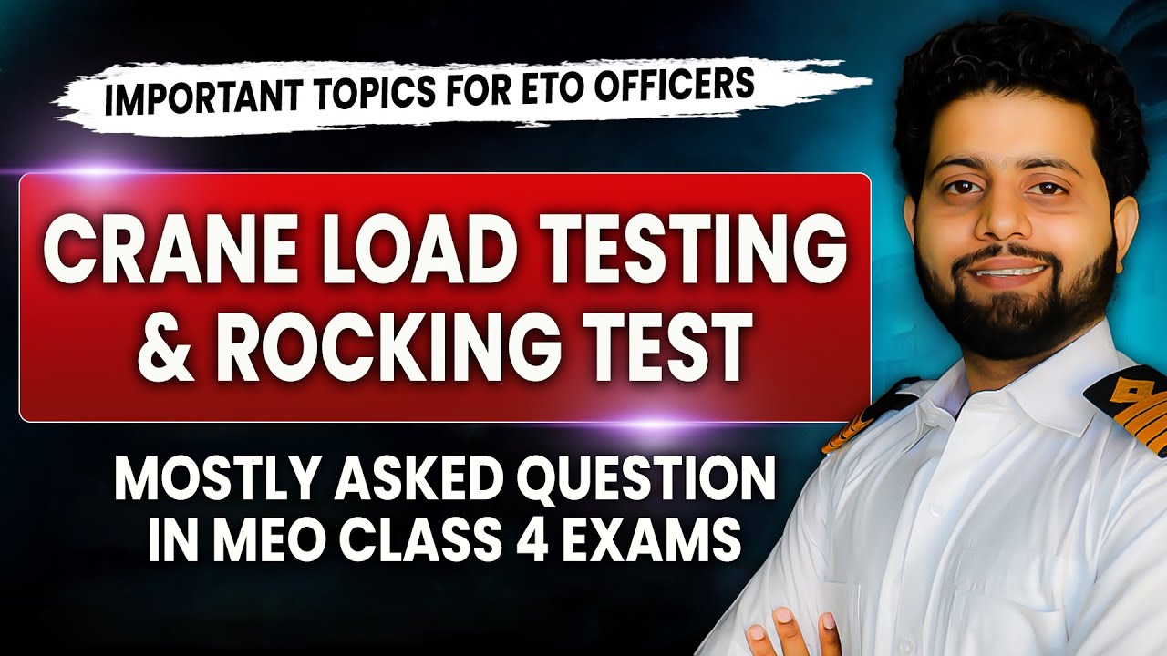 How to test crane load? | Rocking Test and Creep Test - YouTube